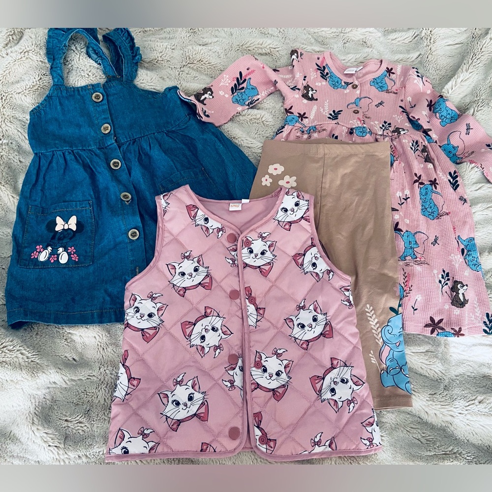 ❌sold❌Disney characters dress bundle 12-18 months never worn